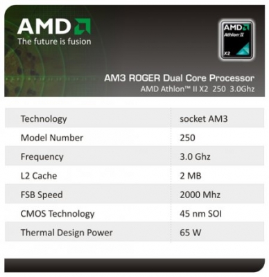 AMD S. AM3 ATHLON II X2 250  large